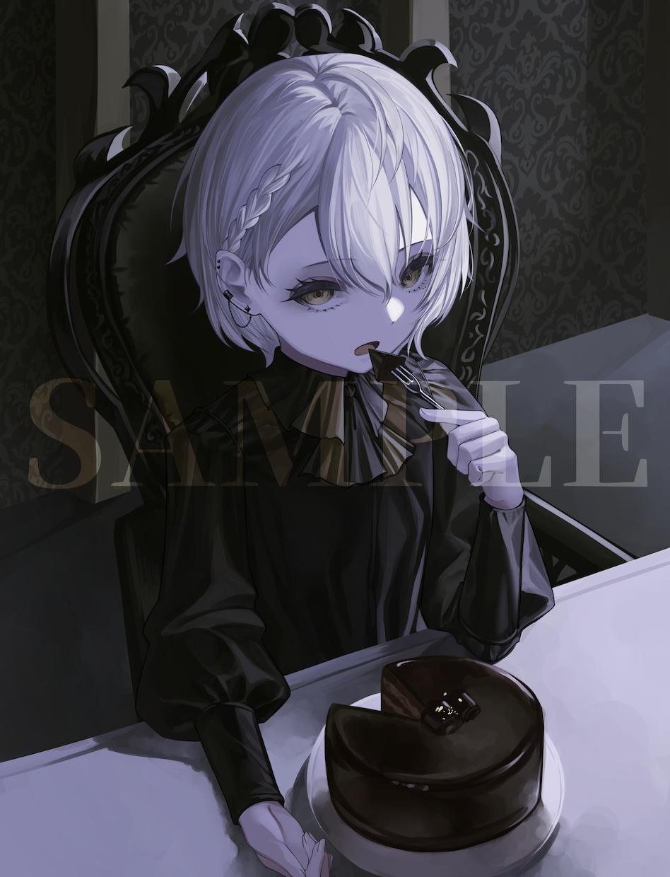 暗い世界観のイラスト制作します 暗い雰囲気と質感やデザインに拘ったイラストを提供します。 イメージ7