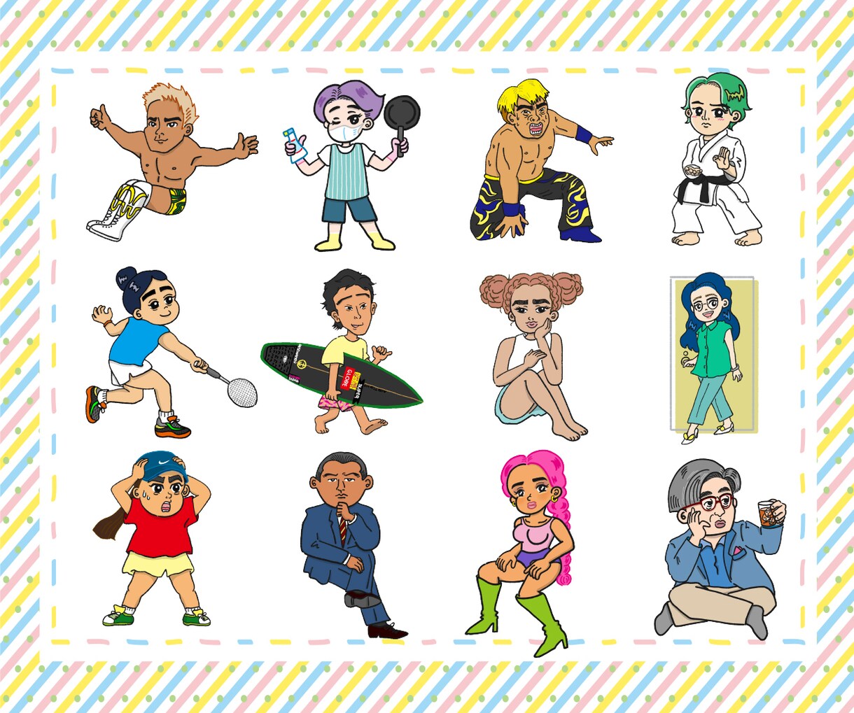 イラスト・アイコンをお描きします あなただけのオリジナルキャラクターを制作します！ イメージ4