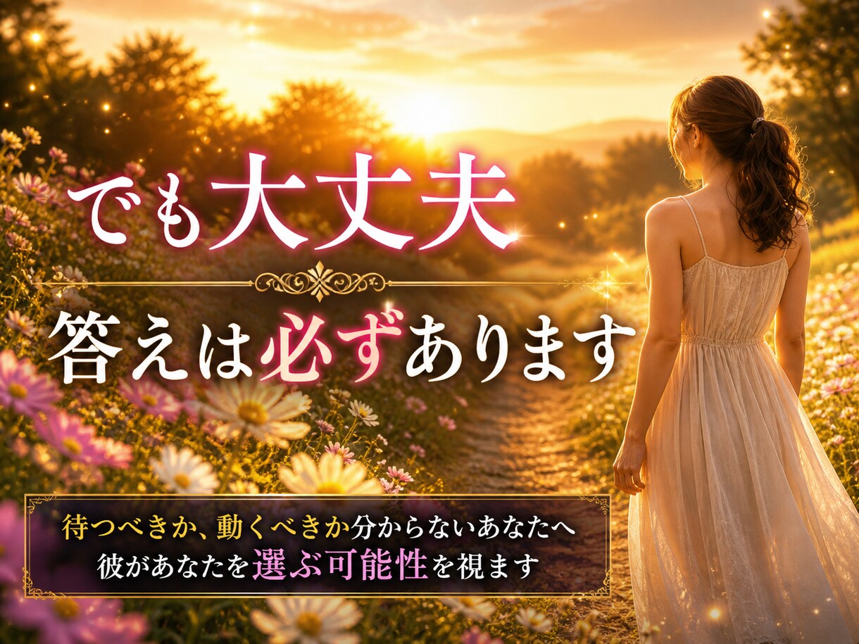 不倫】彼があなたを選ぶ可能性を視ます 待つべきか動くべきか分かります イメージ6