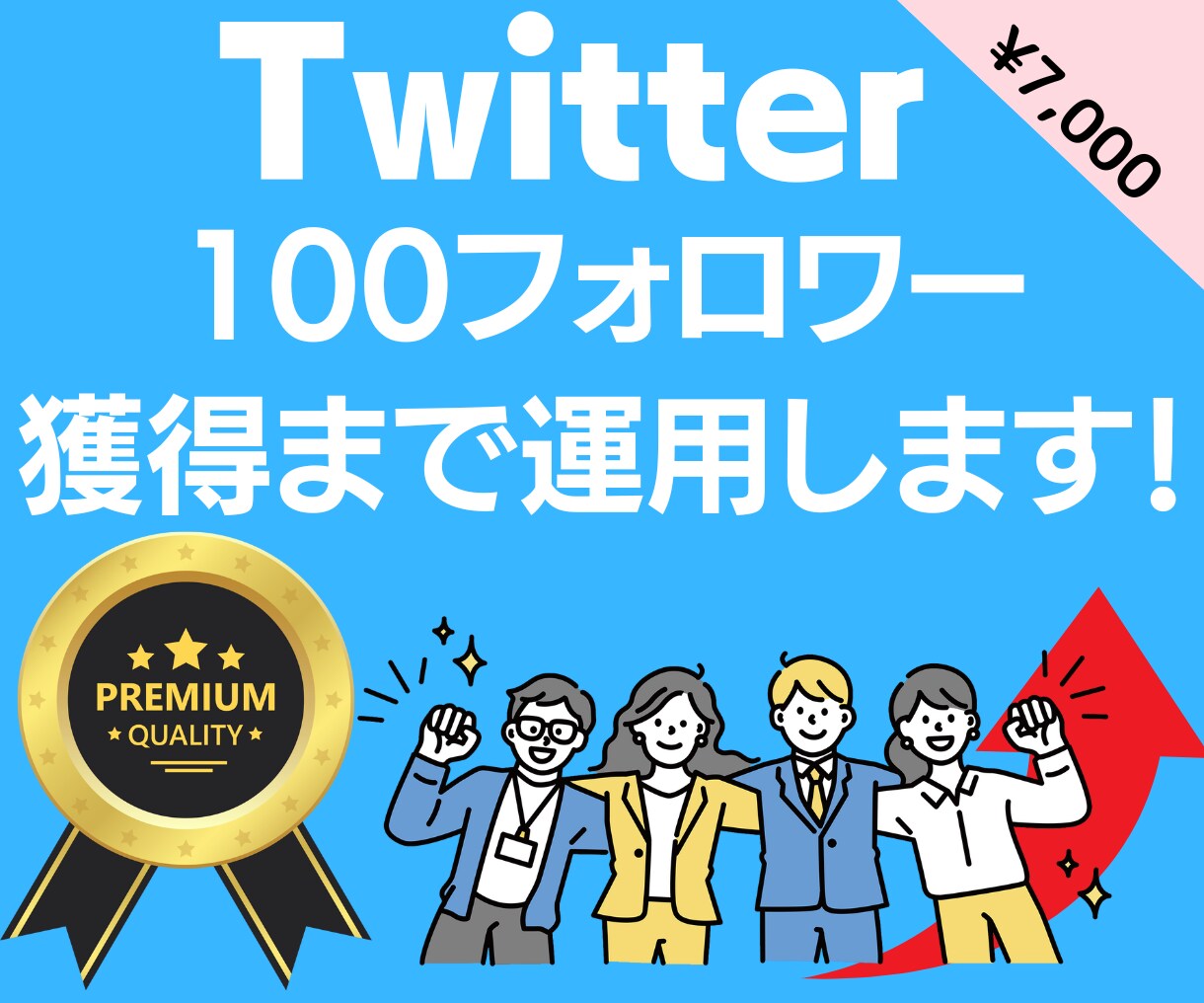 Twitterジャンル指定可！フォロワー獲得します Twitter初心者さん必見！2週間プロが運用します！ イメージ1