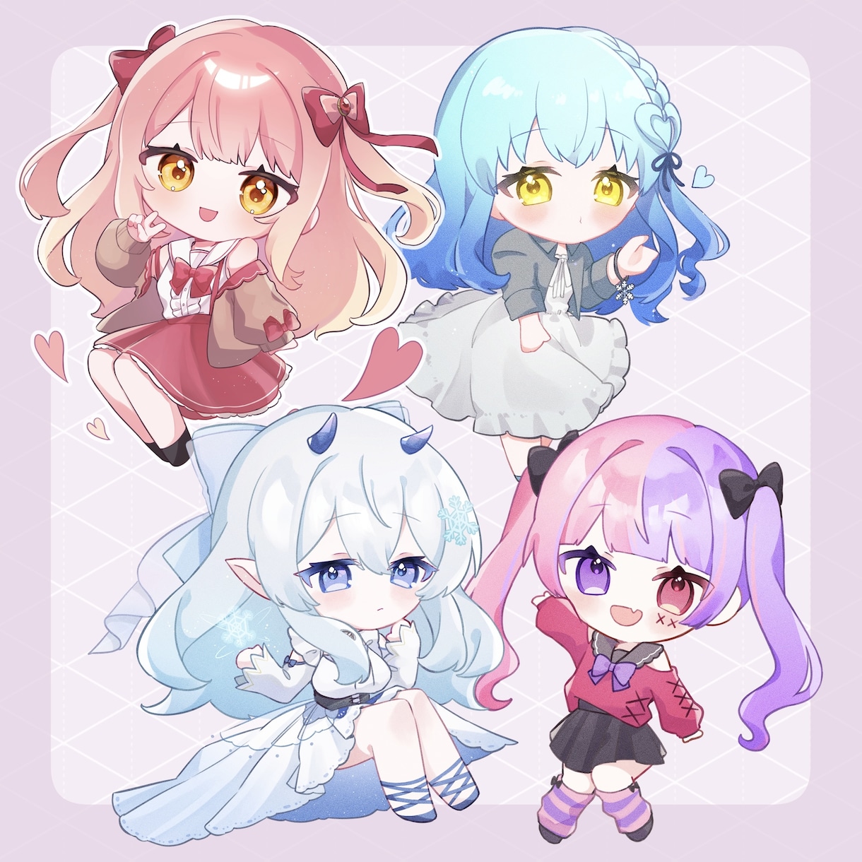 もちっとしたミニキャラ描きます ご希望に沿ったSDイラスト、短納期でお届けします！ イメージ3