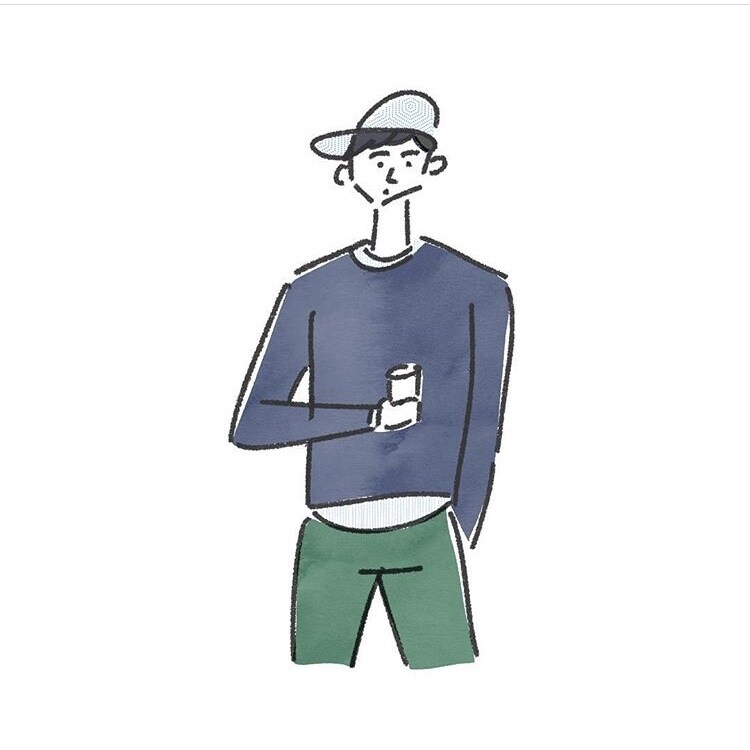 あなたの似顔絵をゆるっとズバッとシンプルに描きます 空気感重視のイラストをお届けします イメージ6