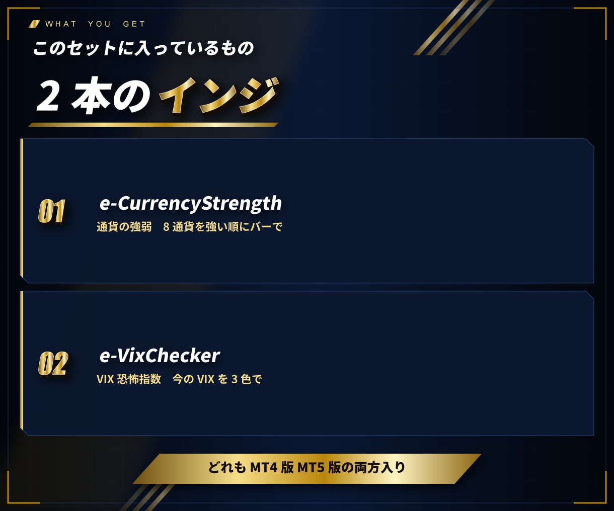 通貨強弱とVIX恐怖指数のインジセット販売します 通貨強弱は金や仮想通貨にも対応、VIXはサブウインドウで！ イメージ3