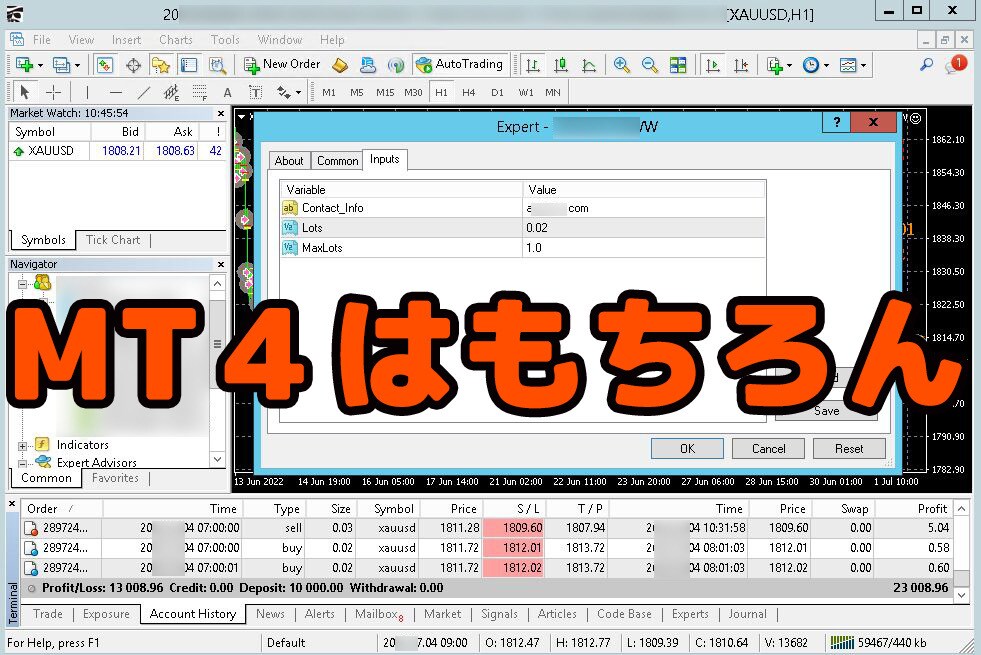 MT4・MT5でFXのEA作成を開発代行します 経験豊富なプロがFX自動売買EA＆インジケータを格安で作成 イメージ3