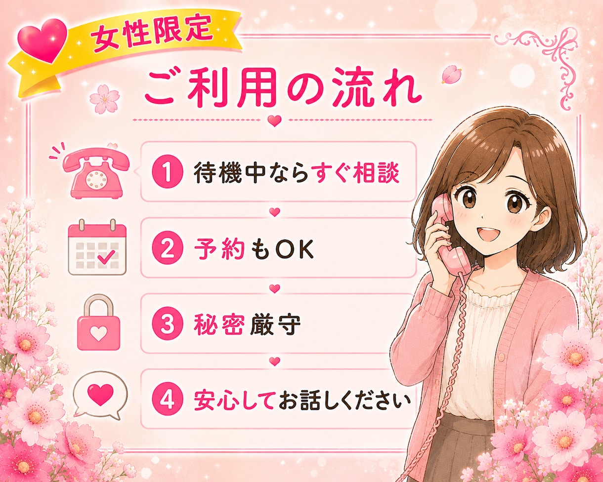 1分だけでも大丈夫♡あなたのお話をお聴きします 子育て/夫婦/人間関係/仕事/不妊/嫁姑問題など イメージ6