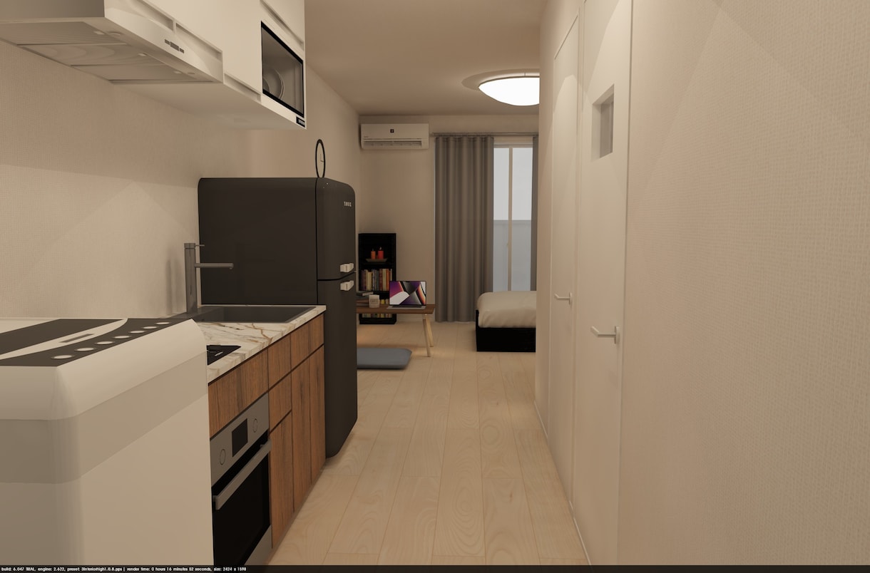クリスタで使用可能な3Dの背景を制作します 建築の専門家があなた専用に制作！ イメージ2
