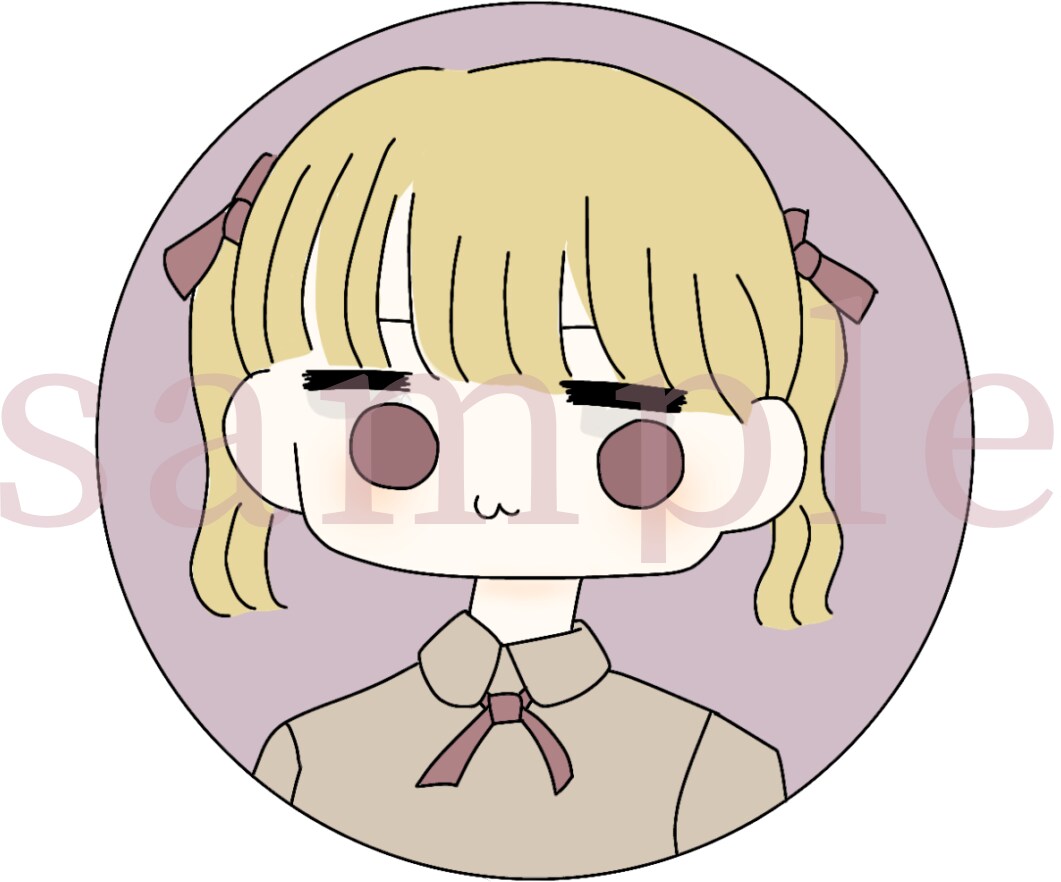 好感度 UP！SNSのアイコン描きます コスパ最強！低コストでお望みのアイコンを！無料修正何回でも！ イメージ2