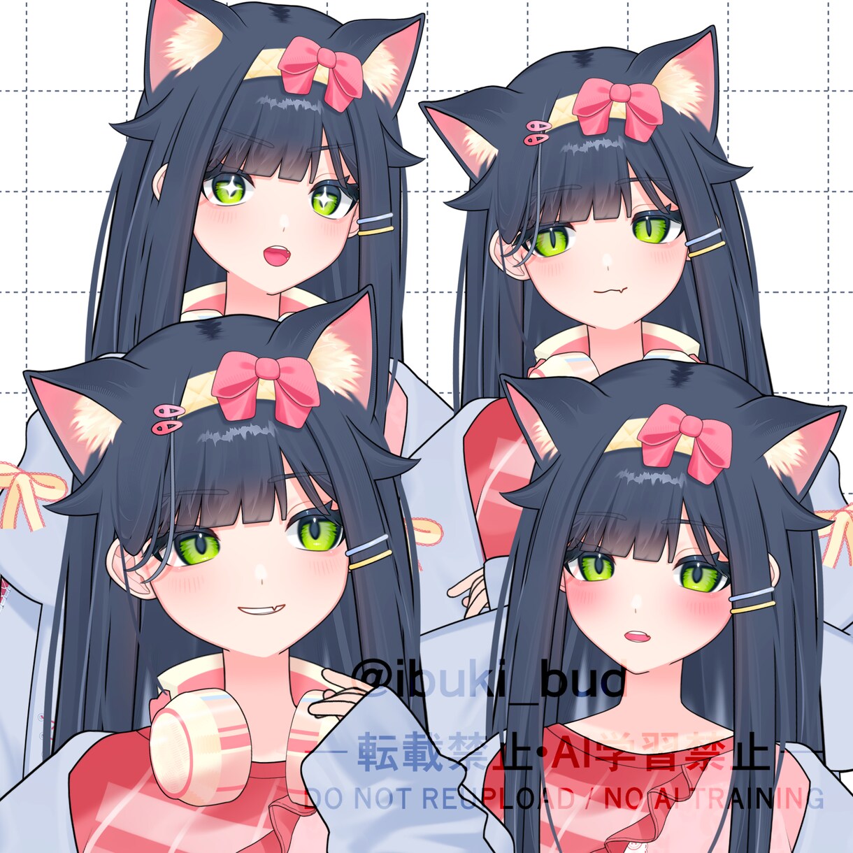 Vモデルをイラスト〜モデリングまで全制作いたします 破綻なく高可動＆高クオリティなLive2Dモデリング イメージ6