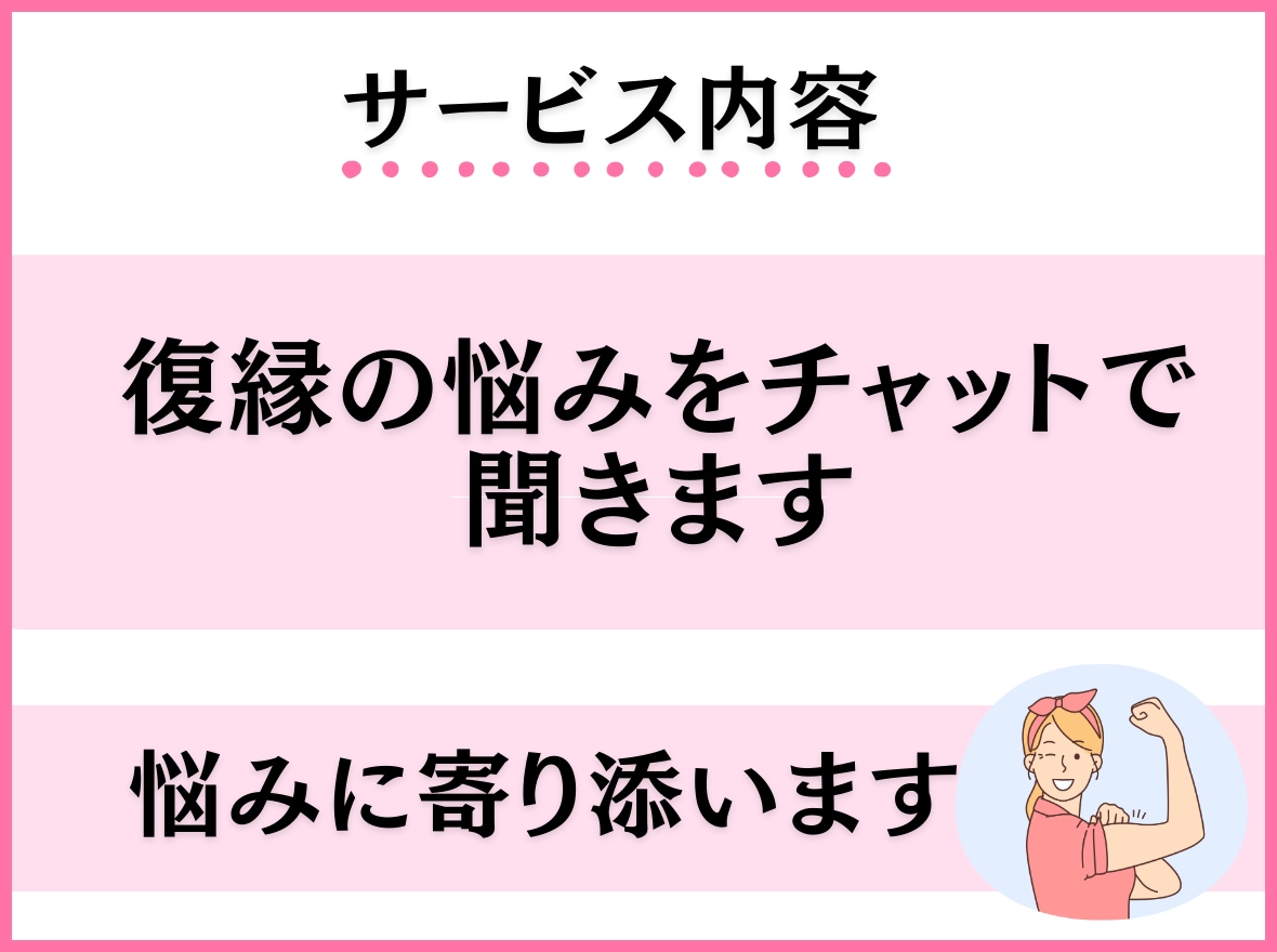 復縁相談６０分LINE感覚/おまとめ文章が付きます 片思い/縁結び/男女の復縁 時期/彼の気持ち/失恋/浮気など イメージ5