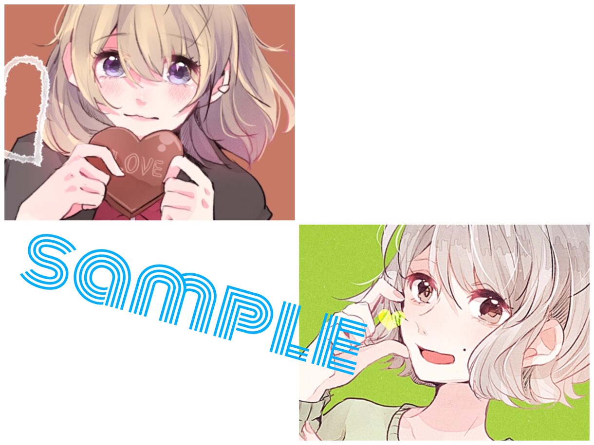 ポップで可愛いSNS用のアイコンイラストを描きます アイコン、ヘッダーで個性を出したい方へ⭐︎ご相談からお気軽に イメージ4
