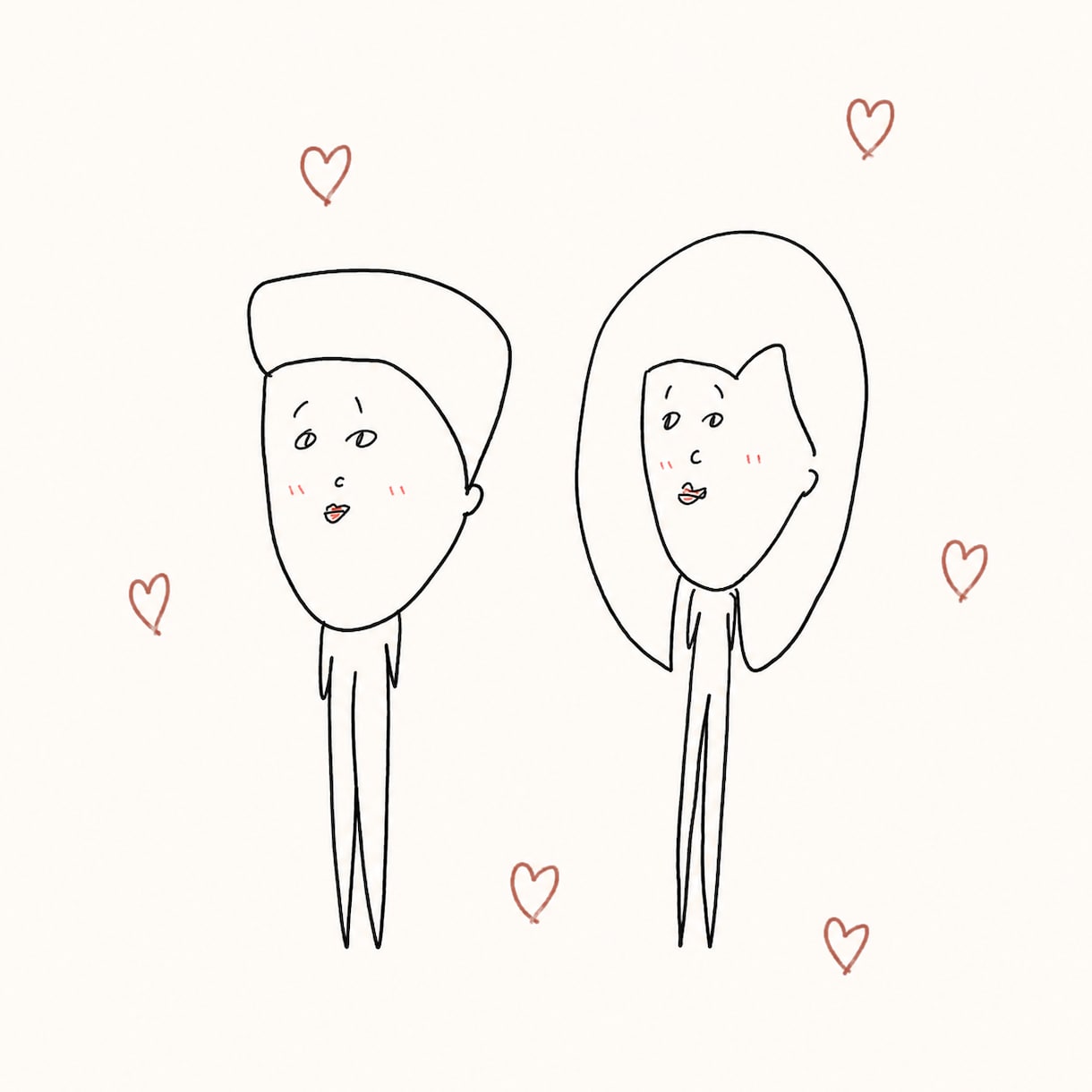 ゆるくて不思議なアイコン描きます ゆるいのに何か気になるイラストです イメージ1