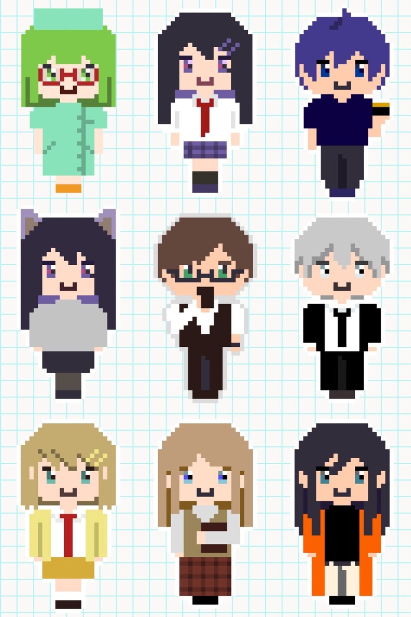 アイコンやグッズにピッタリのドット絵つくります あなたにぴったりのドット絵をつくります❕ イメージ2