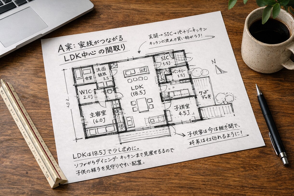 後悔しない家づくりの間取りを現場監督が提案します その間取り、本当に住みやすいですか？現場目線で提案します イメージ3