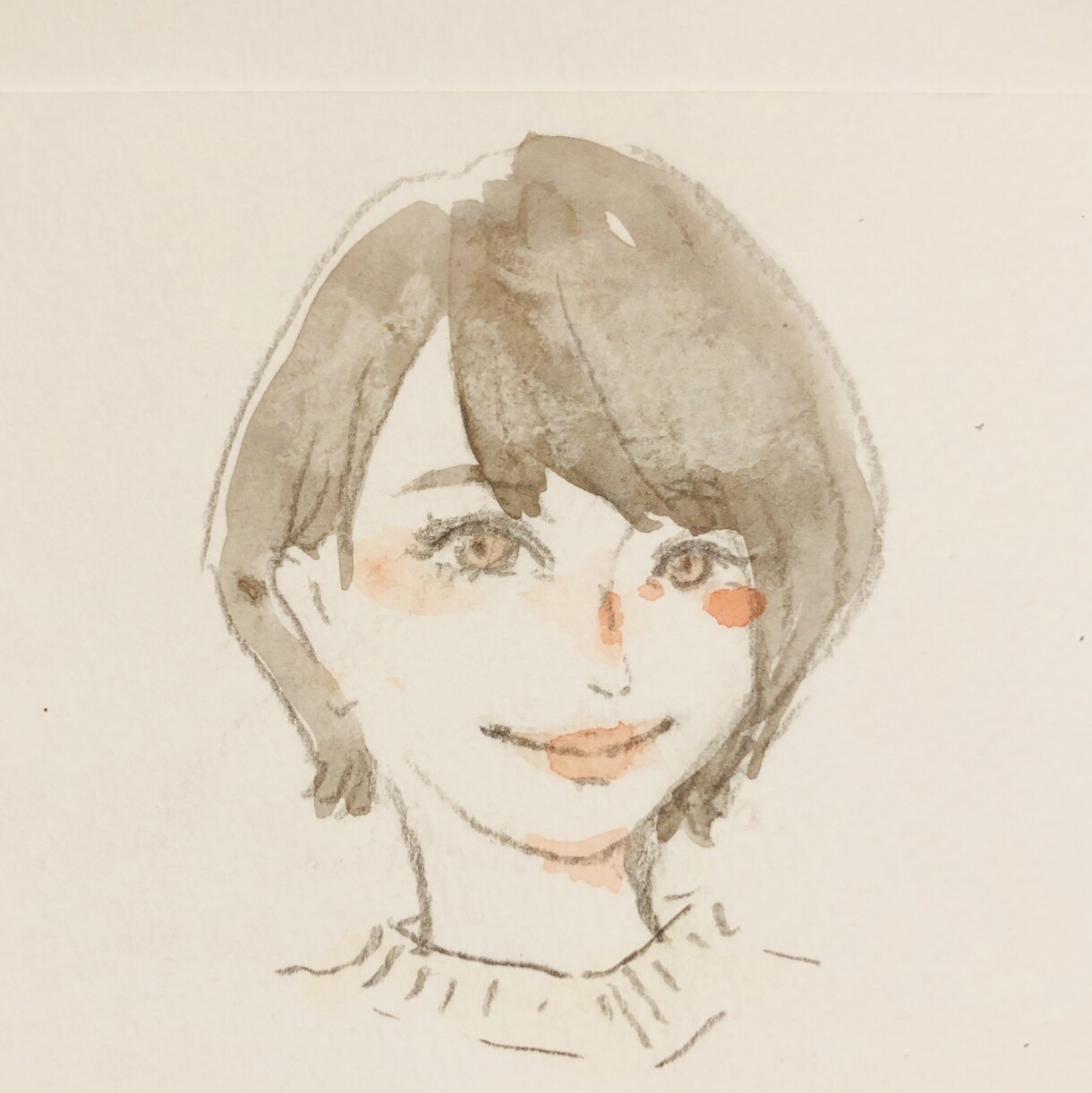 アイコン等に！水彩の優しく可愛いイラスト描きます 水彩タッチで手描きのあたたかい雰囲気が好きな方へ イメージ1