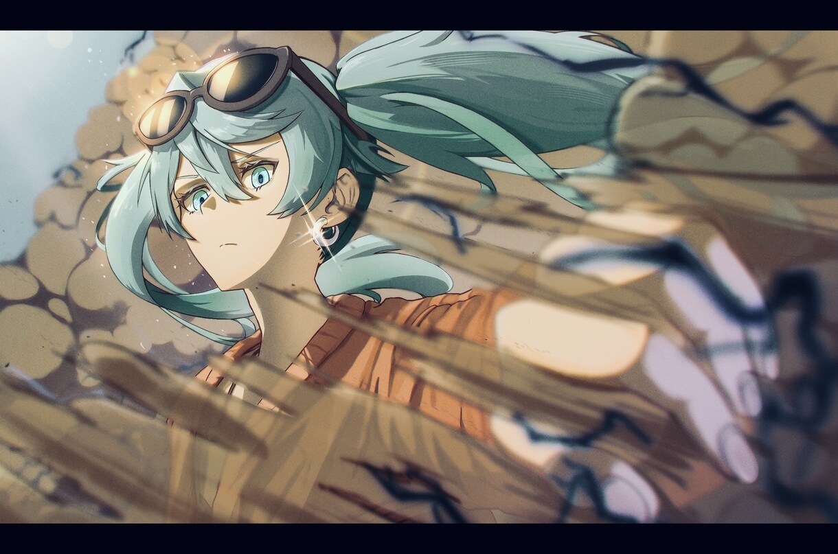 光と色で目を惹きつけるイラストを描きます 光の美しさを追及した、目を惹く色合いのアニメ塗りイラスト イメージ4