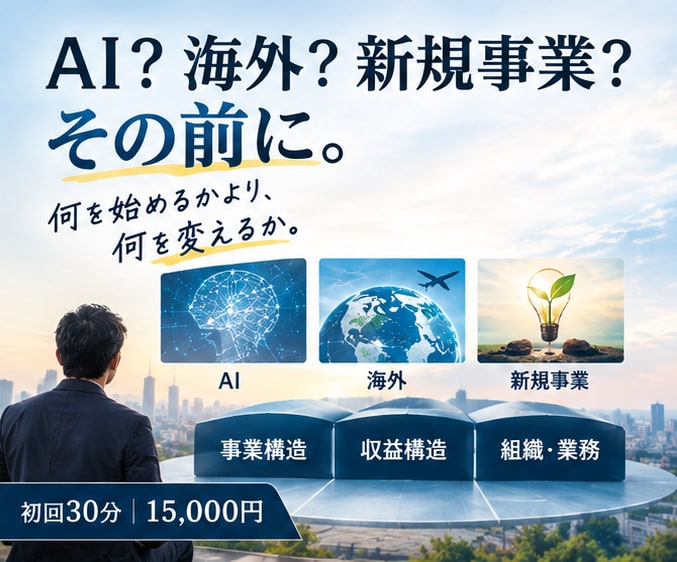 社長殿！スモールビジネスの構造改革を一緒に考えます 売上だけでは解決しない経営課題を構造から整理 イメージ6
