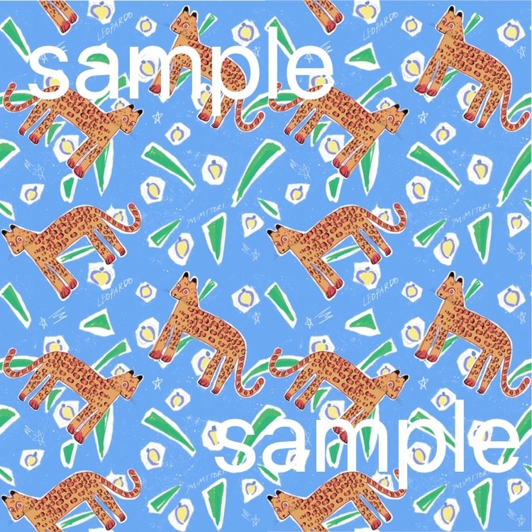手描き⭐︎オシャレなテキスタイルデザインします シームレス継ぎ目なしで納品⭐︎商用歓迎！草花、動物が得意です イメージ5