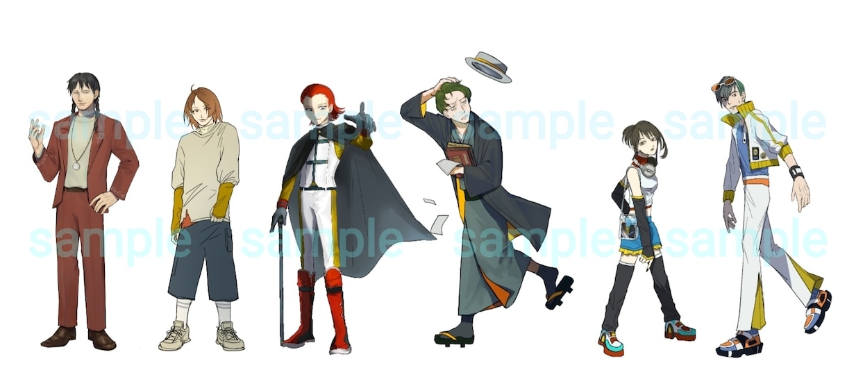 雰囲気・重厚感ある人物イラスト描きます 渋めの男性キャラが得意です！立ち絵・サムネ・アイコンなど イメージ3