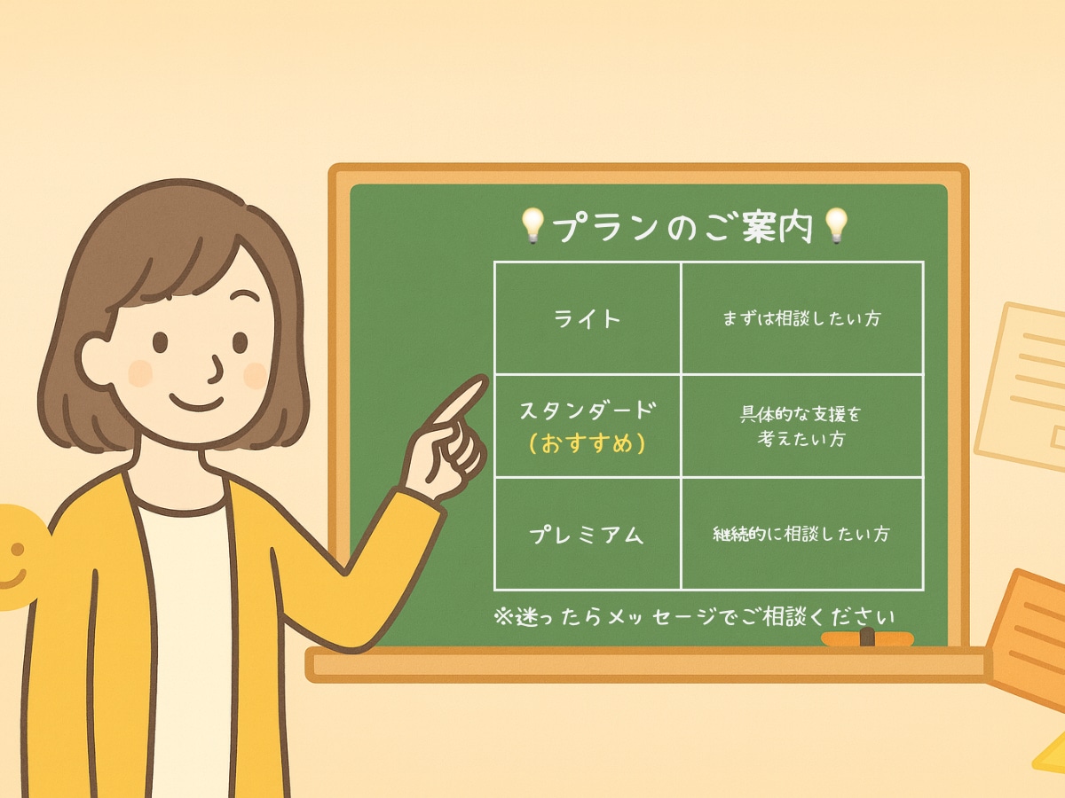 お子さんの困りごとに合う支援を提案します 悩みを抱え込まず、まずは相談から イメージ3