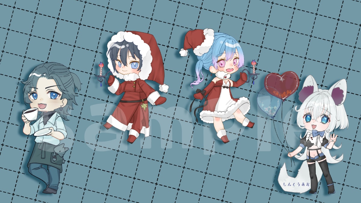 簡易イラストをご提供いたします SDキャラクターIRIAMなどでご使用いただけます イメージ1