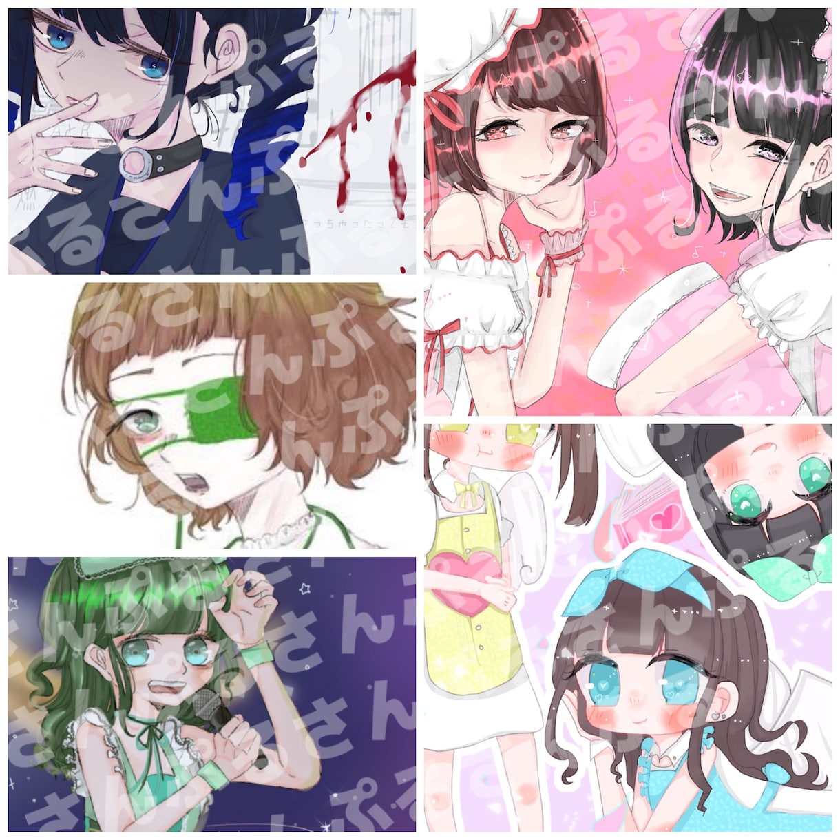 SNS等で使用出来るイラストをお描きします アイコン、サムネイル、夢絵等様々なシーンで使える！ イメージ3