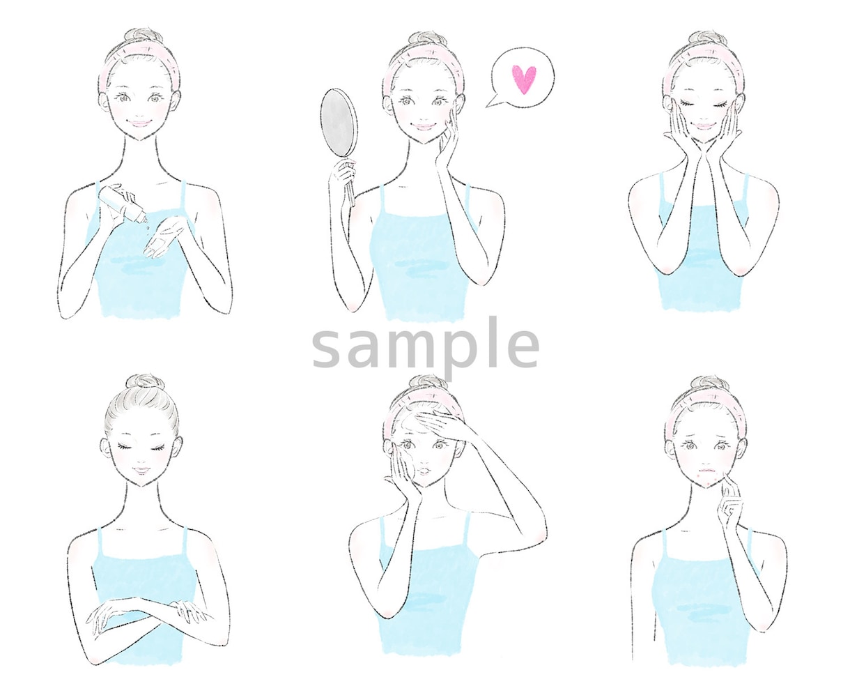 商用利用可◎美容系カットイラストお描きします メンズイラストにも対応してます◎ イメージ6