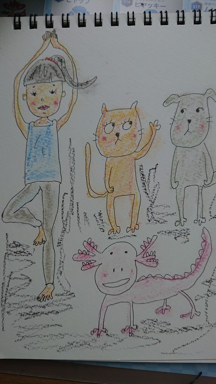 ほんわかしたイラスト書きます メッセージカードや色紙にオリジナルのイラストを イメージ8