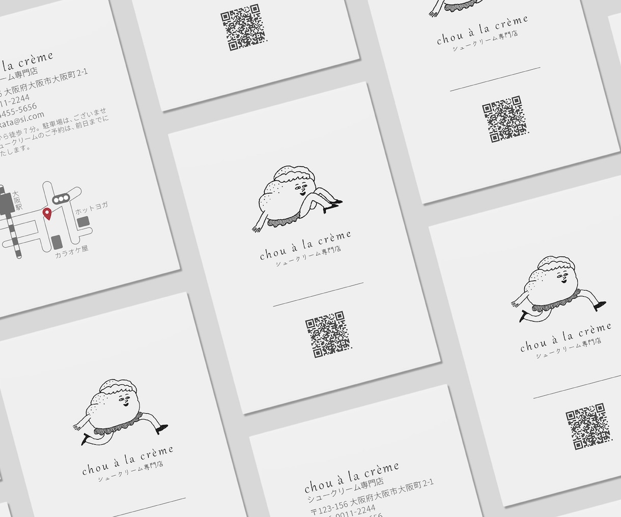イラスト付き！名刺デザイン作ります お客様のイメージに合わせた唯一無二のイラストを！ イメージ5