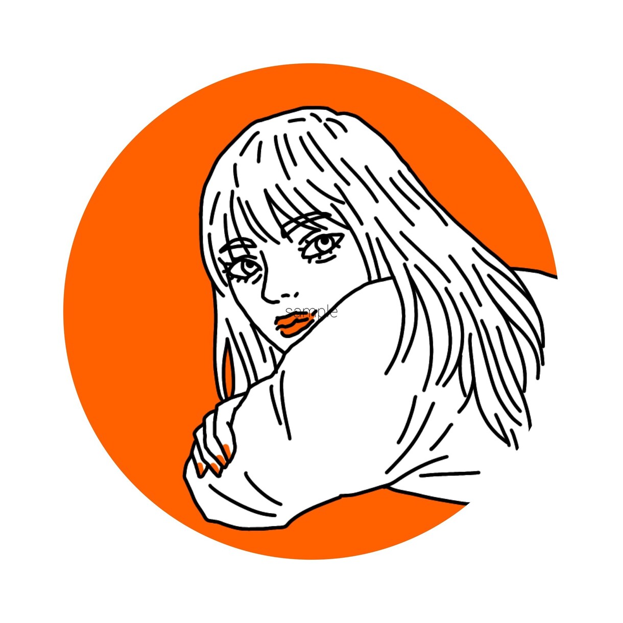 SNSのアイコン等に使えるイラストを制作します ご依頼後、早急に作業に取り掛かります イメージ2