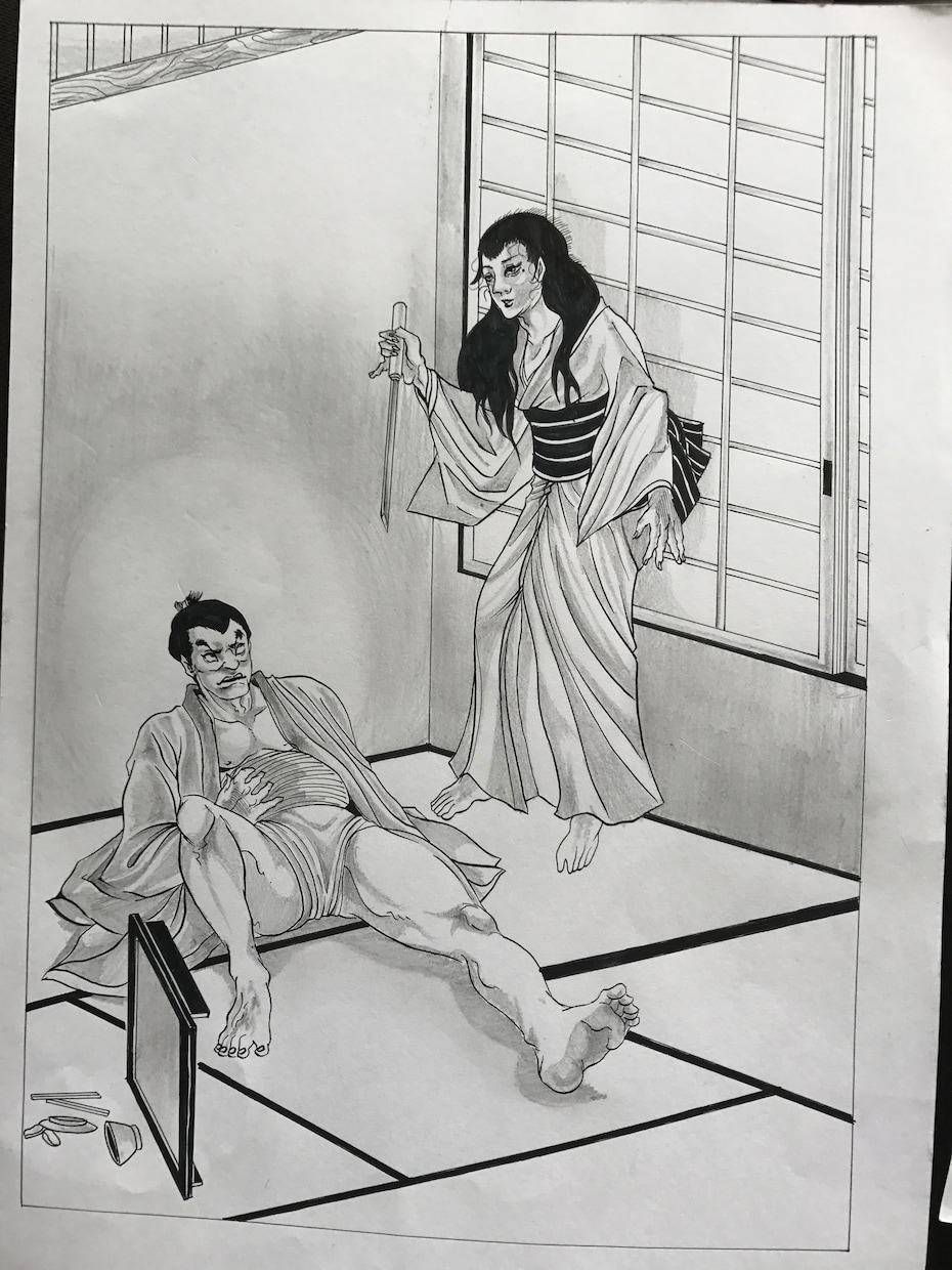 時代物のイラストを描きますます 時代物の小説の挿絵とうをお探しの方にオススメです イメージ3