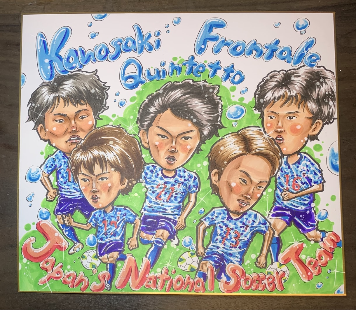 コミックタッチで似顔絵描きます 贈り物に、記念日に、パワーみなぎる似顔絵をお描きします。 イメージ5