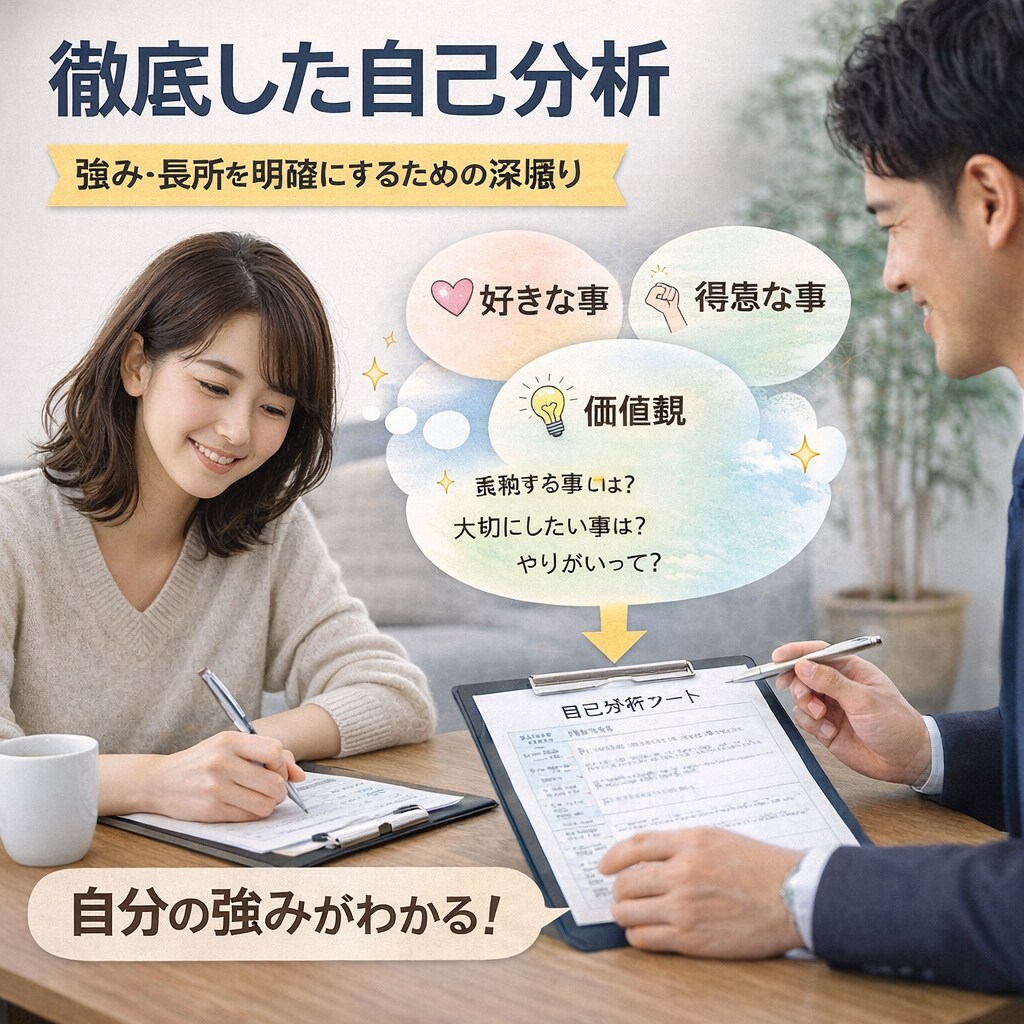 自信を失って動けない方の転職ゼロから立て直します 転職したいのに動けない。そんな状態からでも大丈夫です。 イメージ4