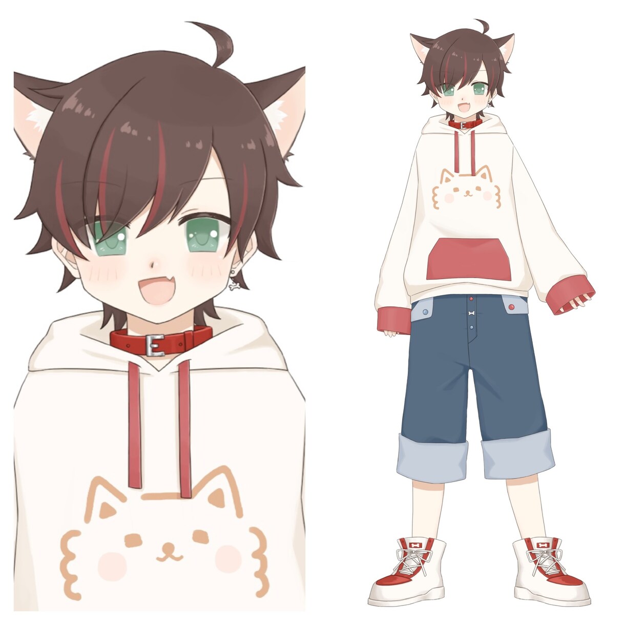やわらかいタッチの立ち絵お描きします TRPGやVtuber、ゲームや小説のキャラクターなど！ イメージ2