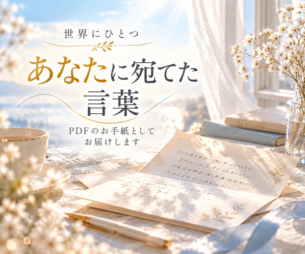 神様から、あなただけへのお手紙を届けます お一人おひとりに届く言葉を、PDFのお手紙にします イメージ2