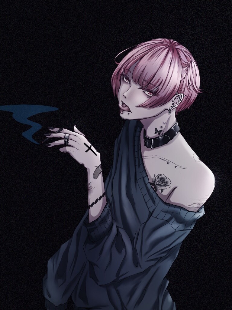 ダークで美しい！SNS等のアイコン描きます 実績多数！あなただけのイラスト！ イメージ3