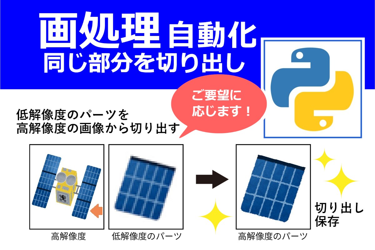 Python 画像処理 自動化ツール作成します PDF・画像・図面・Excel連携 事務作業を効率化します イメージ3