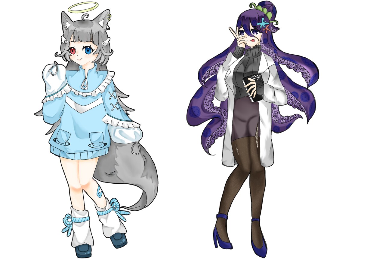 ポップでかわいい女の子描きます 鮮やかで可愛いイラストをご希望の方に思い描く形で提供します イメージ7