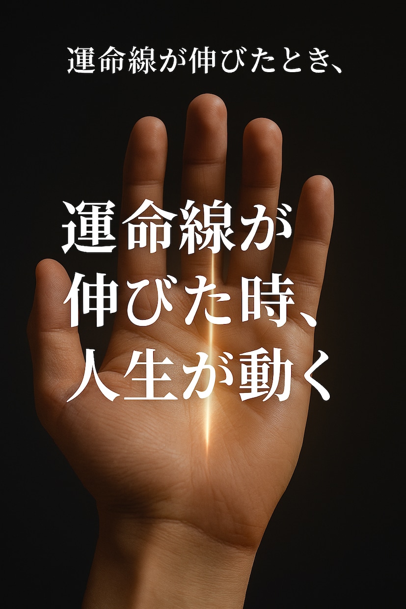 初心者の為の優しい手相観ます 手のひらから“いまのあなた”をやさしく読み解きます イメージ7