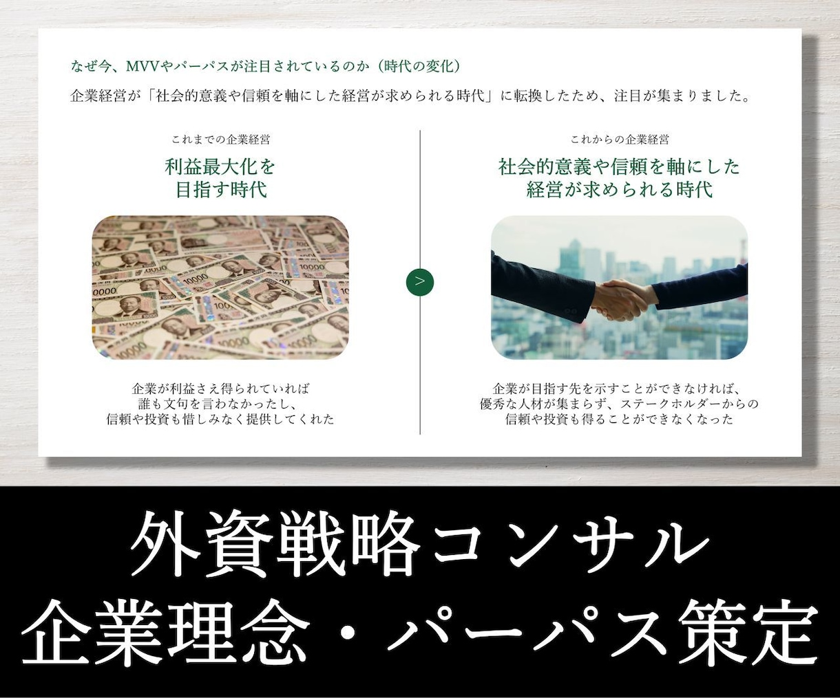 戦略コンサルが経営理念やパーパスを一緒に考えます 90分×3回／新規出品のため実績10件まで半額適用中！ イメージ8