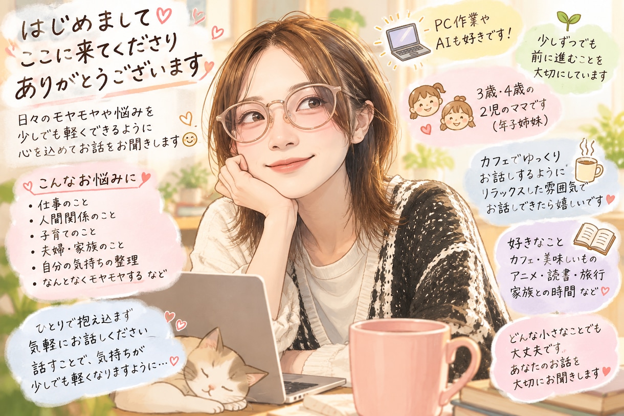 うつ病を経験し、克服した私だからこそ寄り添えます 頑張らなくていい。今のあなたを受け止めます。 イメージ1