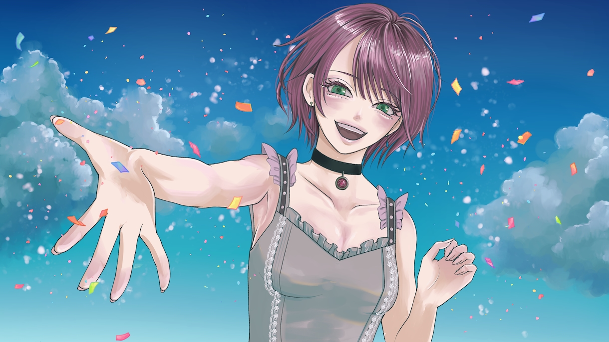 女の子のイラスト・アイコン描きます 可愛いだけじゃない、少し毒気のあるイラストをお届け！ イメージ3