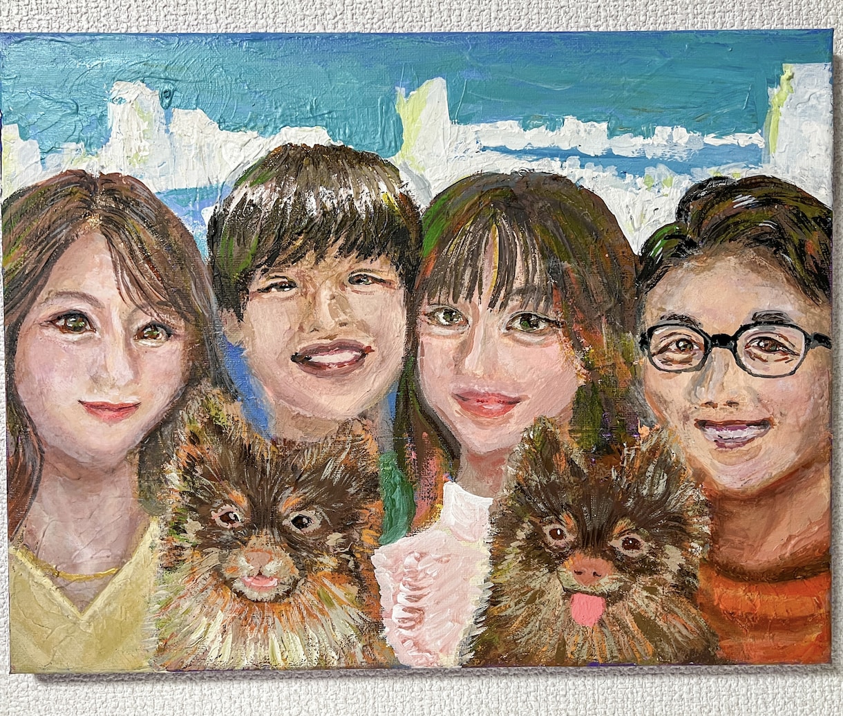 あなたの好きをオーダーメイドでアートにします いただいた画像から、イメージをお伺いしてアート制作をします。 イメージ1