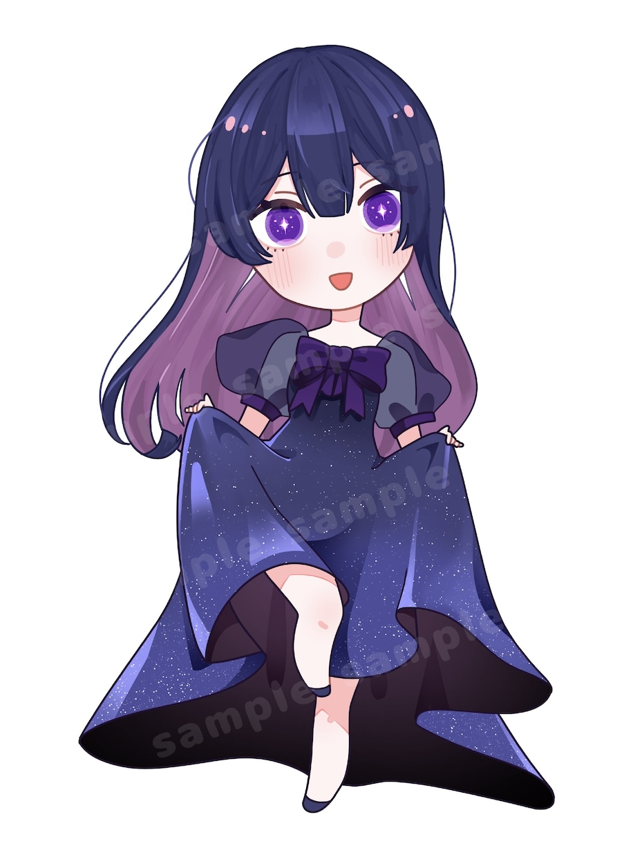 全身4000円！キラキラ可愛いSDキャラ描きます 商用可！あなただけの可愛いSDキャラを描きます。 イメージ2