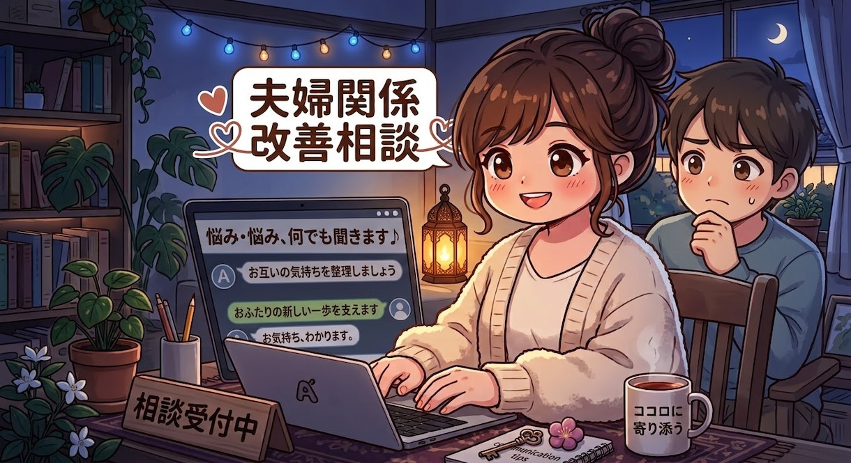 基本即レス、どんな相談でも聞きます ただ共感して欲しい夜に。味方になります イメージ2