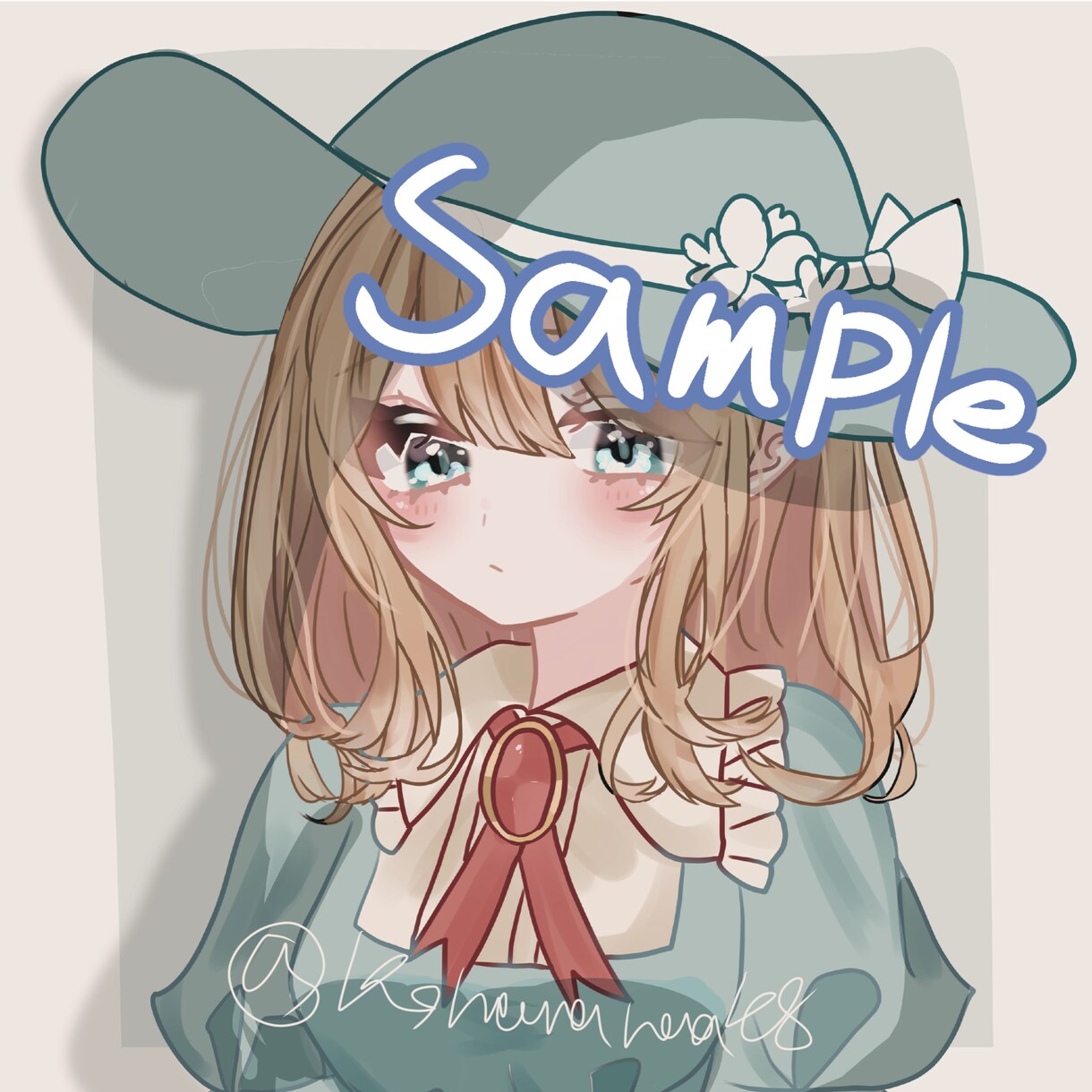 女の子のイラストを心を込めて描かせていただきます 5月まで簡単な小物二つおまけします！ イメージ1