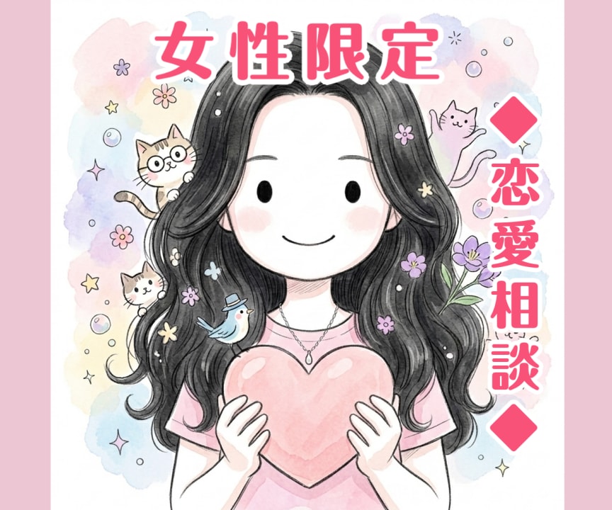 女性限定/サポート⭐️一緒に考えて応援し励まします 悩み/愚痴/相談/不安/等々恋愛のサポートします(^ ^) イメージ1