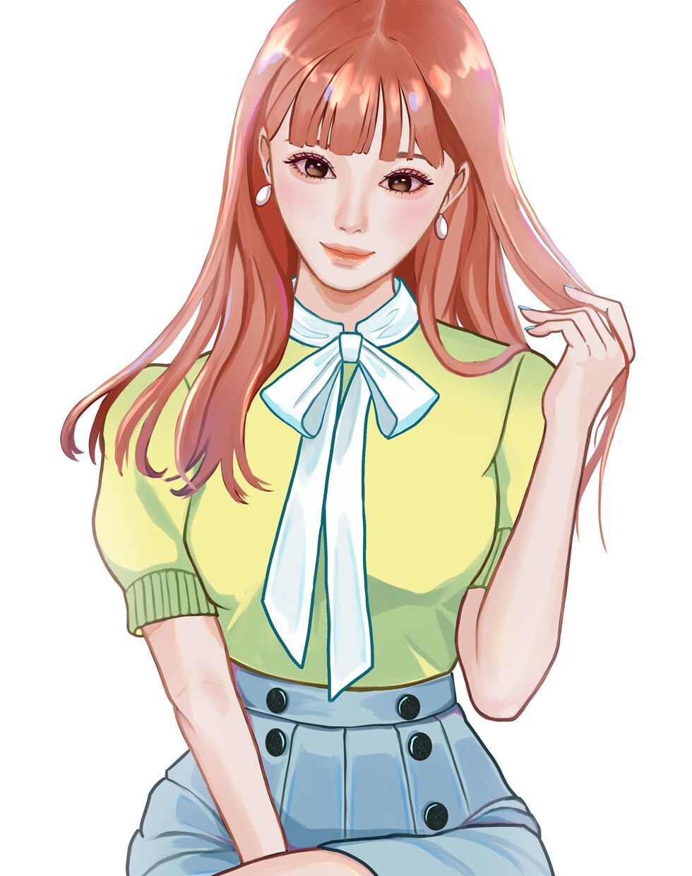 商用利用OK！！美人で素敵なイラストお描き致します 色っぽくて可愛い素敵なイラストをお描き致します イメージ10