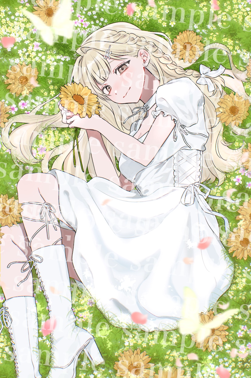 みずみずしく、柔らかい雰囲気のイラストを描きます SNSアイコン、配信用、MVサムネイルなどお任せください！ イメージ5