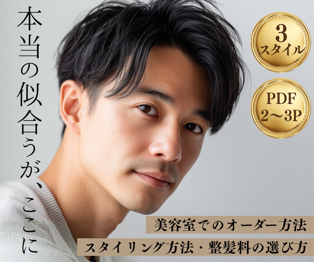 男性限定！似合う髪型を提案します 垢抜けるメンズヘアをプロが提案 イメージ1
