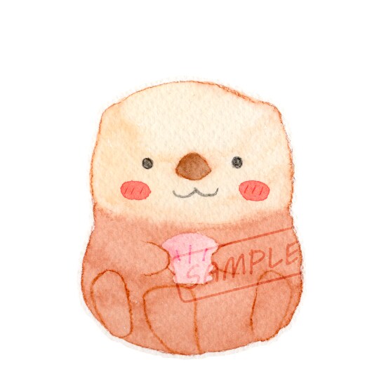 水彩でかわいいイラストを描きます 絵本のような優しく温かみのある絵柄です イメージ3